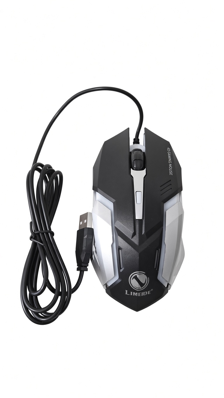 ماوس گیمینگ لایماید RGB-X3 | سنسور اپتیکال ۲۴۰۰ DPI | ۶ کلید با نورپردازی RGB