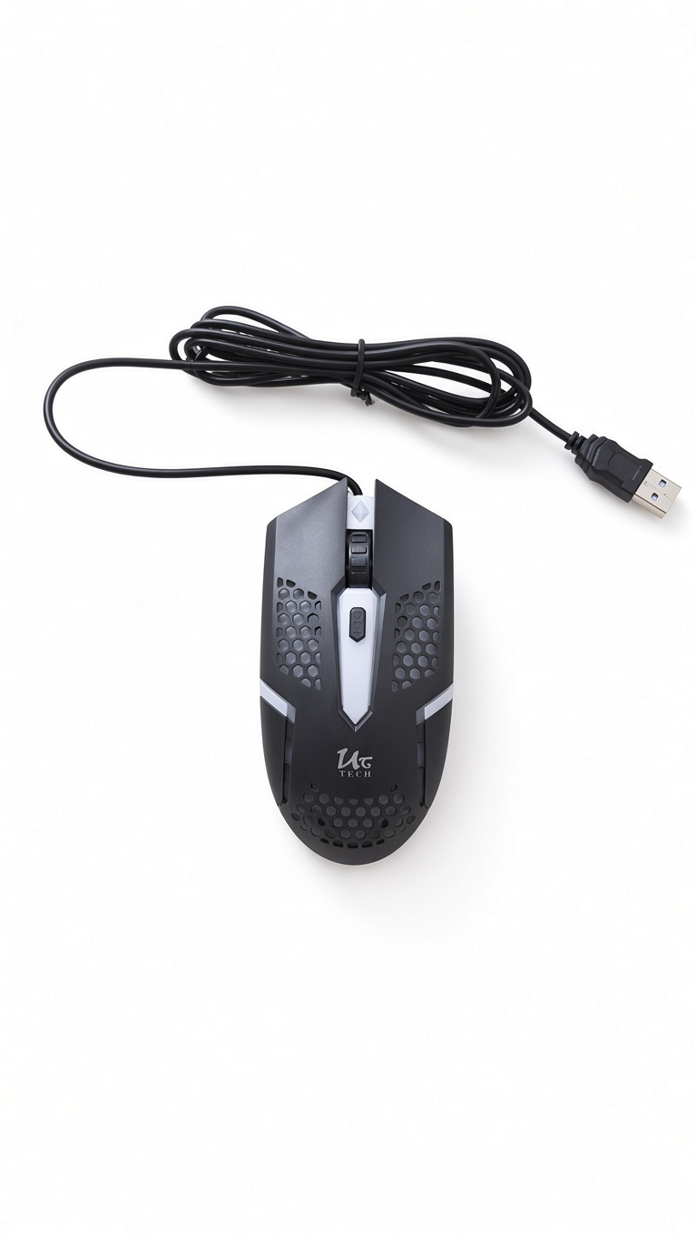 کیبورد و ماوس گیمینگ یوسیتک مدل CO 3080G | سوییچ ممبران Full-Size با نورپردازی RGB